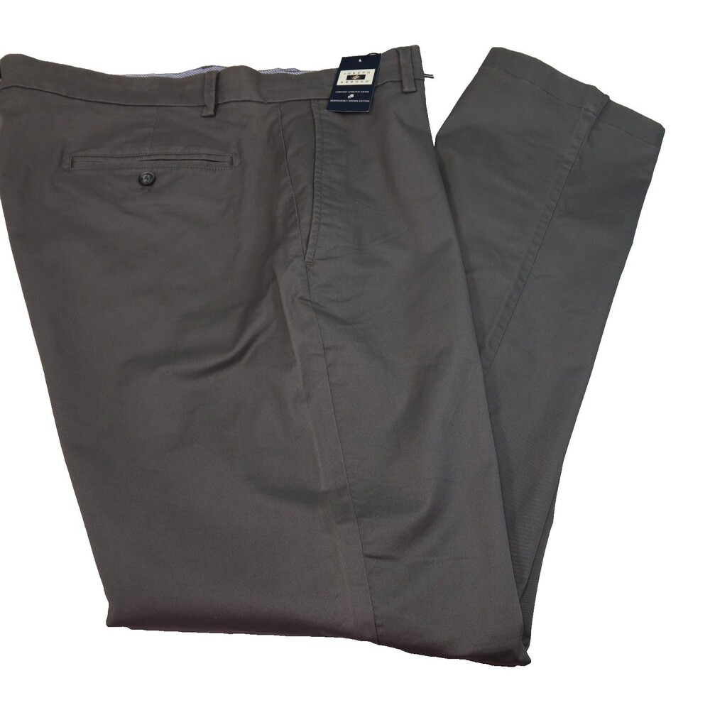 NWT Joseph Abboud Modern Fit Stretch Chino Pants Men's Size 42x34 Gray NWT